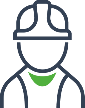 Construction worker icon