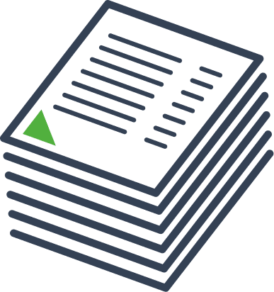 Stack of papers icon