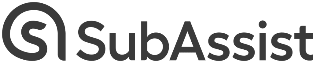 SubAssist logo black